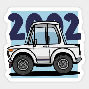 Classic 2002 Turbo Caricature Sticker